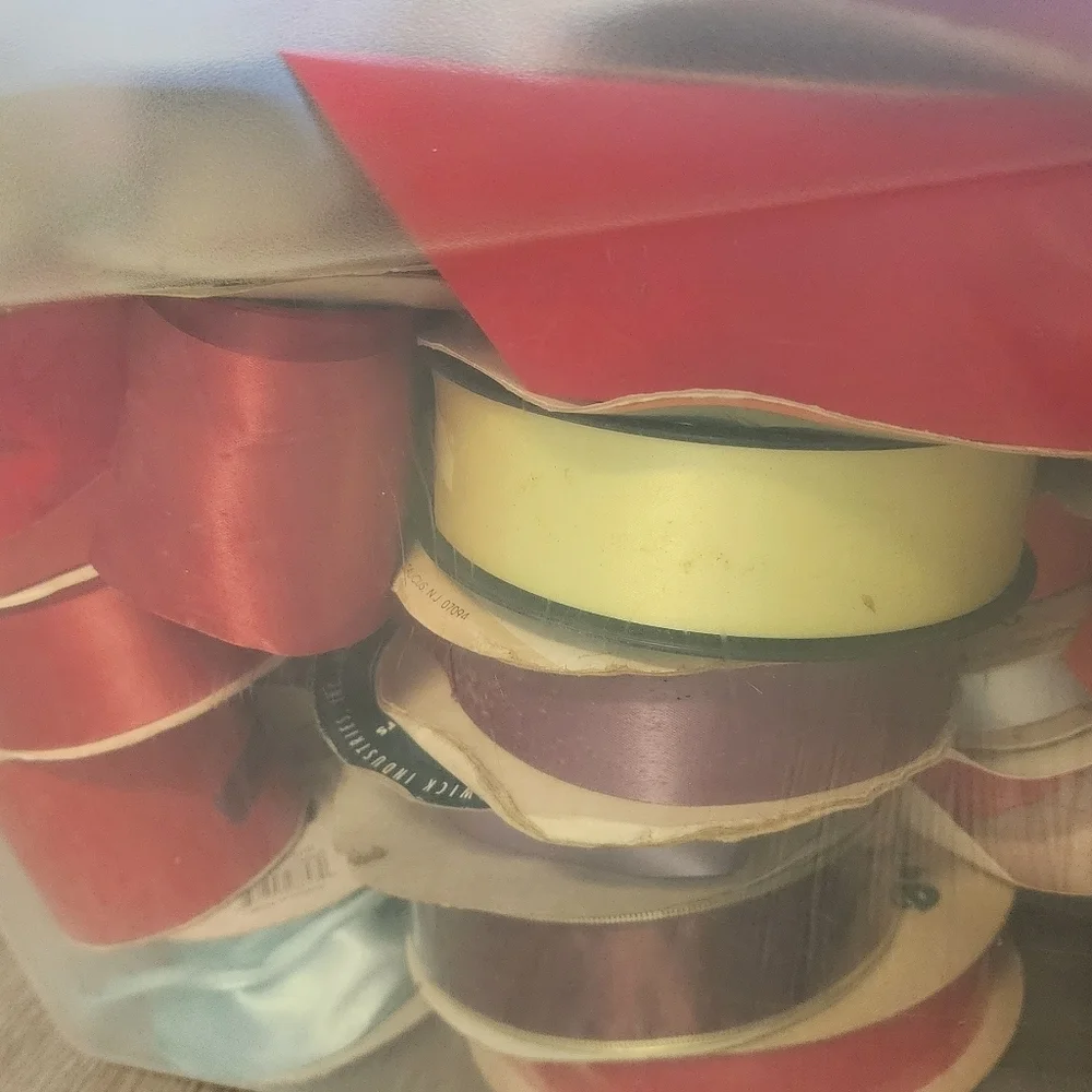 10 Random Ribbons For Wrapping Gifts New Or Used Holidays Chirstmas